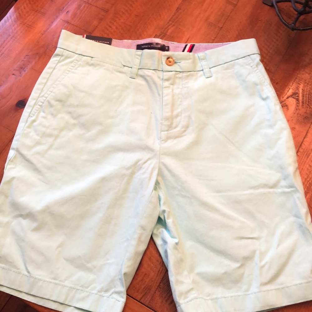 Seafoam Green Mens Tommy Hilfiger sz 30 9inch